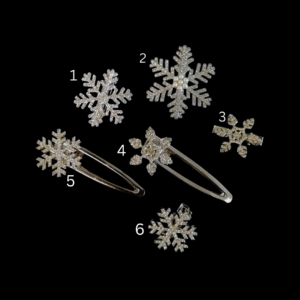 Zafiro Snowflake Hairpins