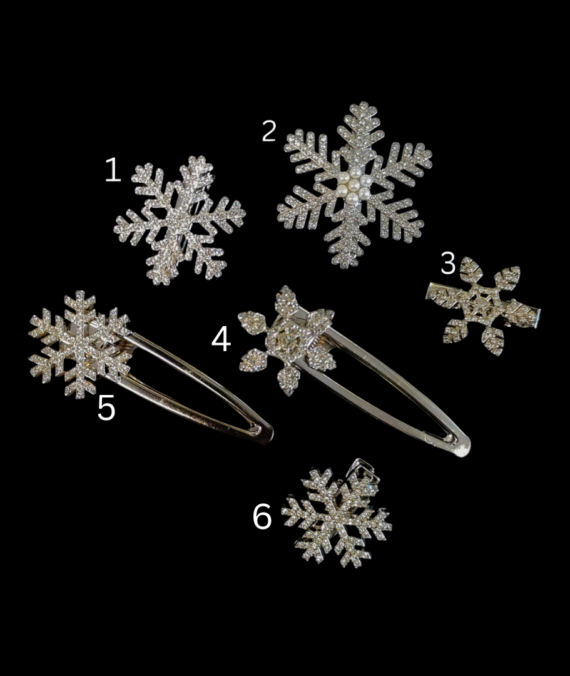 Zafiro Snowflake Hairpins